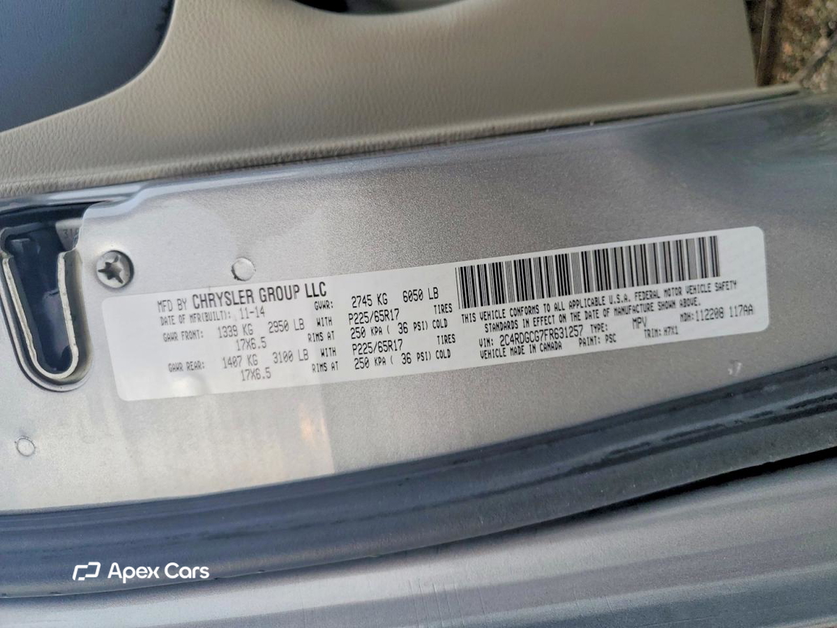 Dodge Caravan 2015