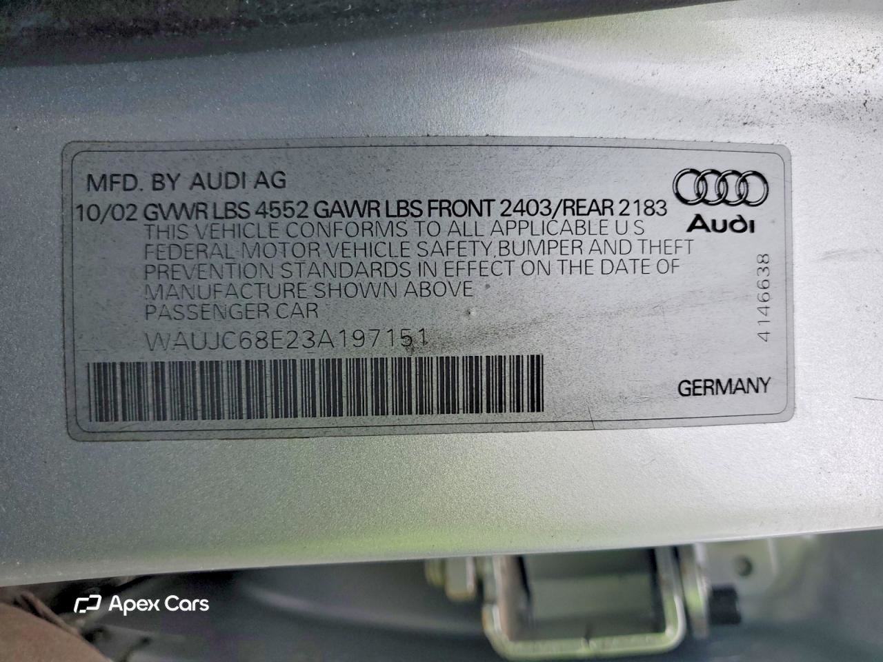 Audi A4 2003