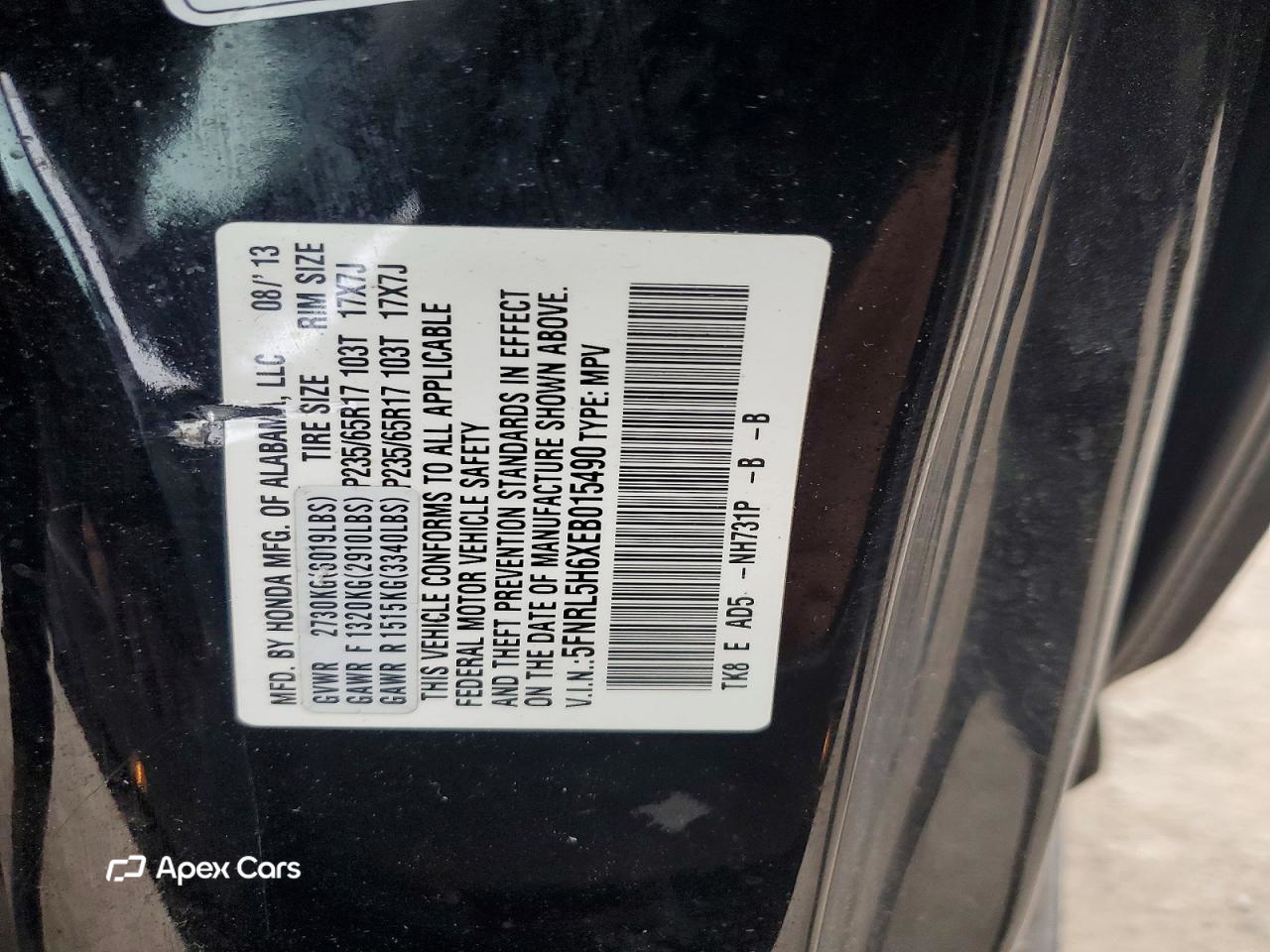 Honda Odyssey 2014