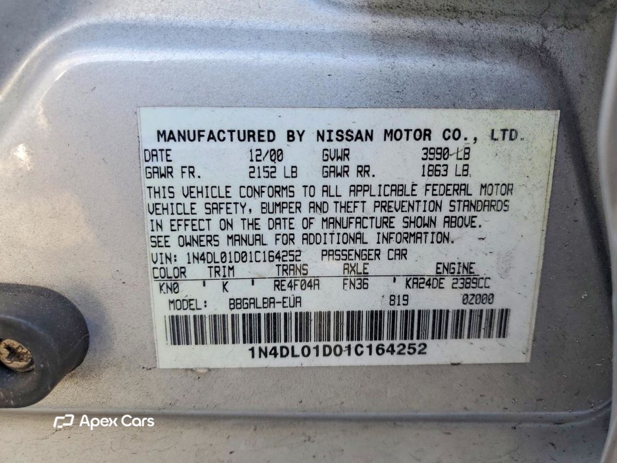 Nissan Altima 2001