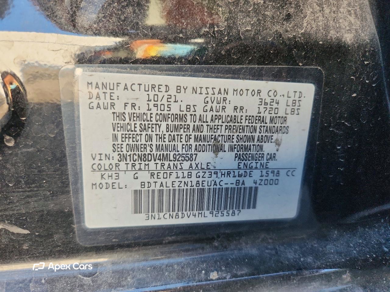 Nissan Versa 2021