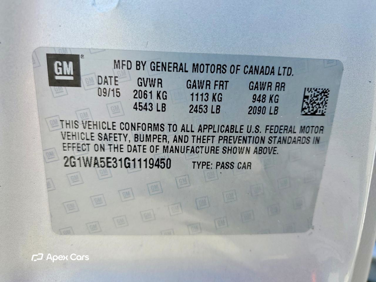 Chevrolet Impala 2016