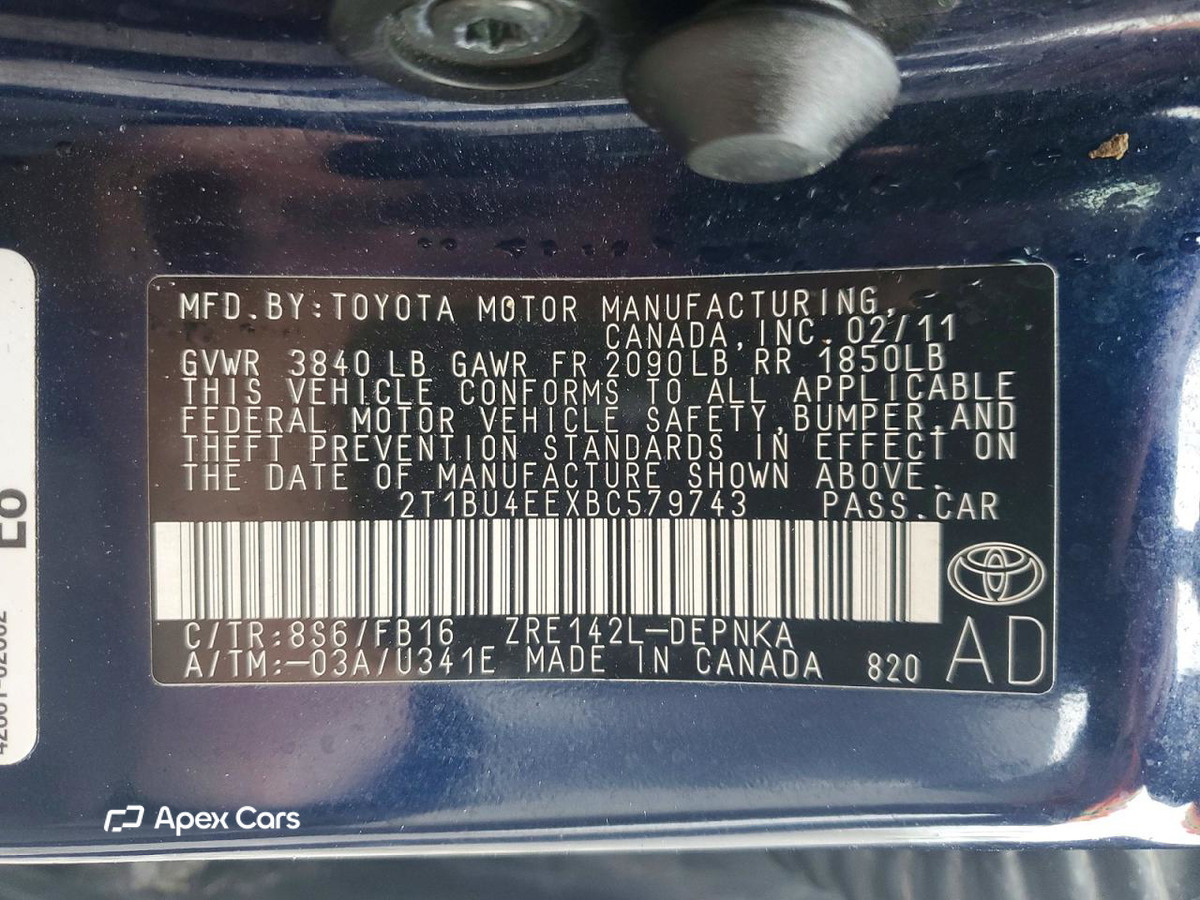 Toyota Corolla 2011