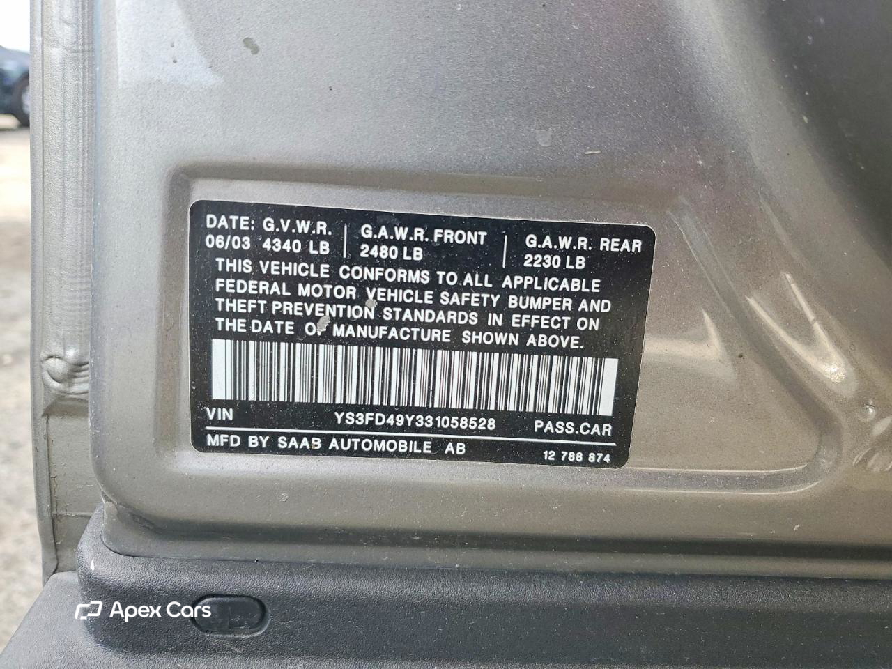Saab 9-3 2003
