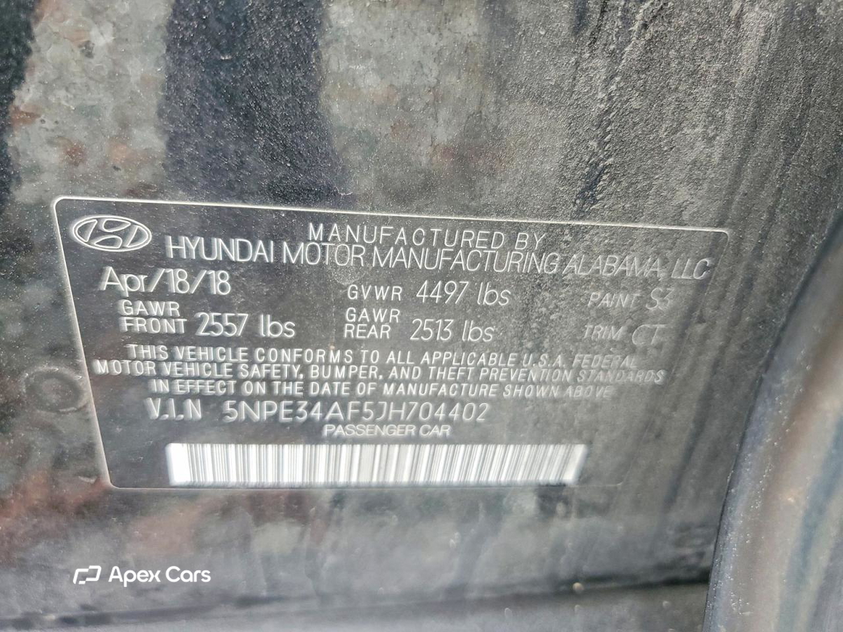 Hyundai Sonata 2018