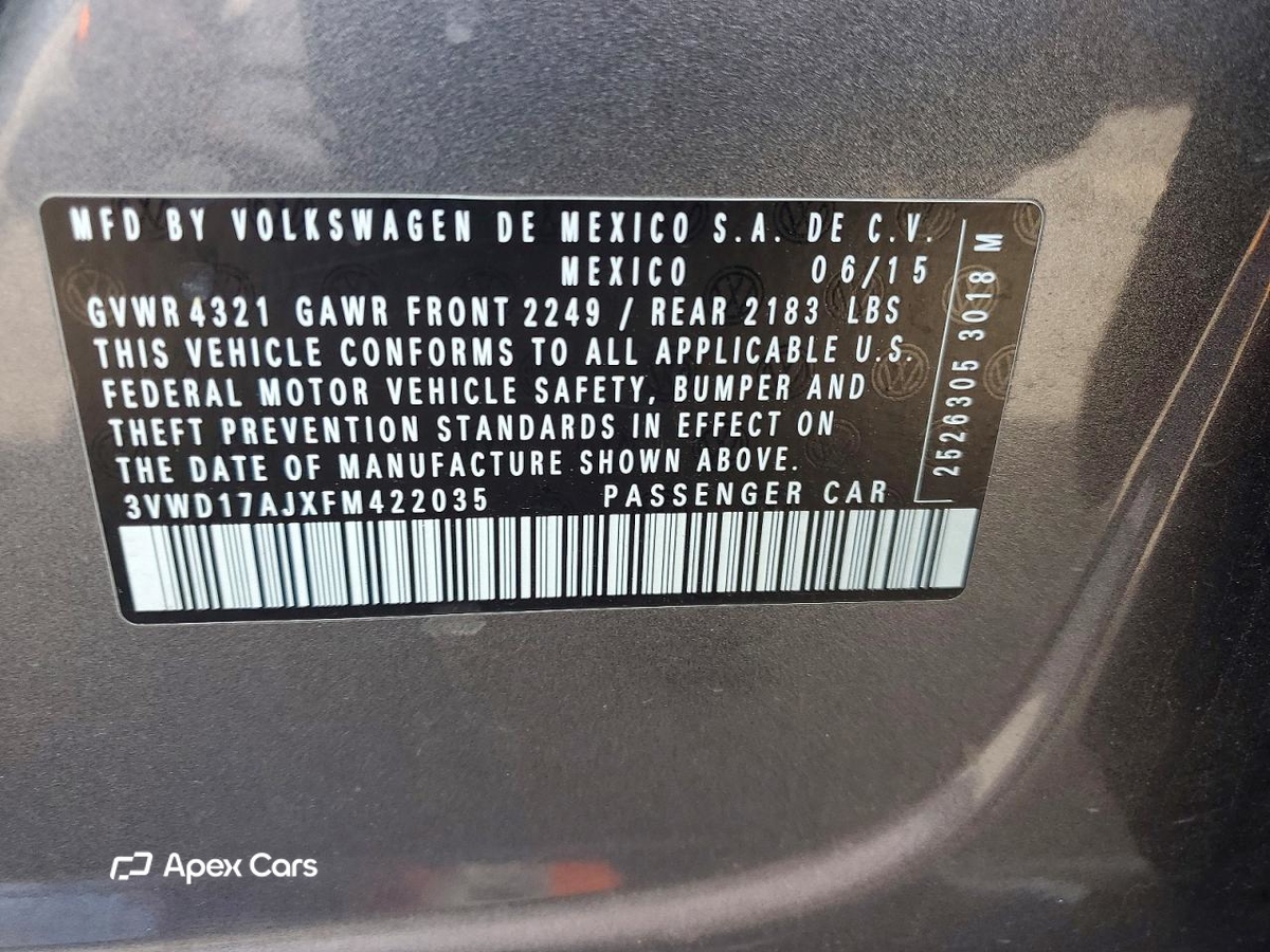 Volkswagen Jetta 2015