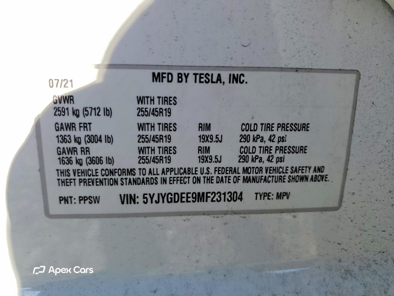 Tesla Model Y 2021