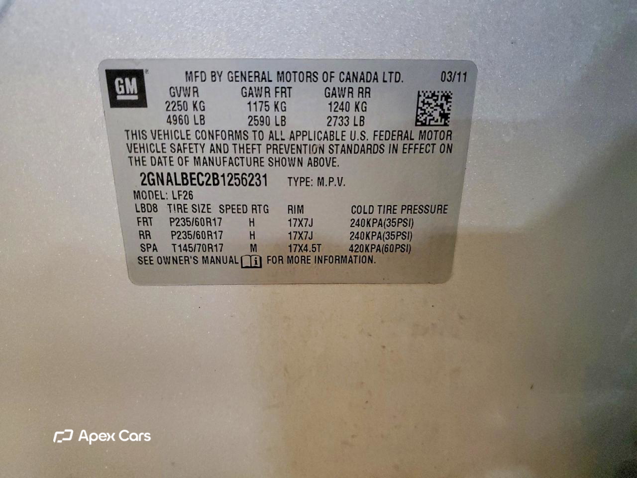 Chevrolet Equinox 2011