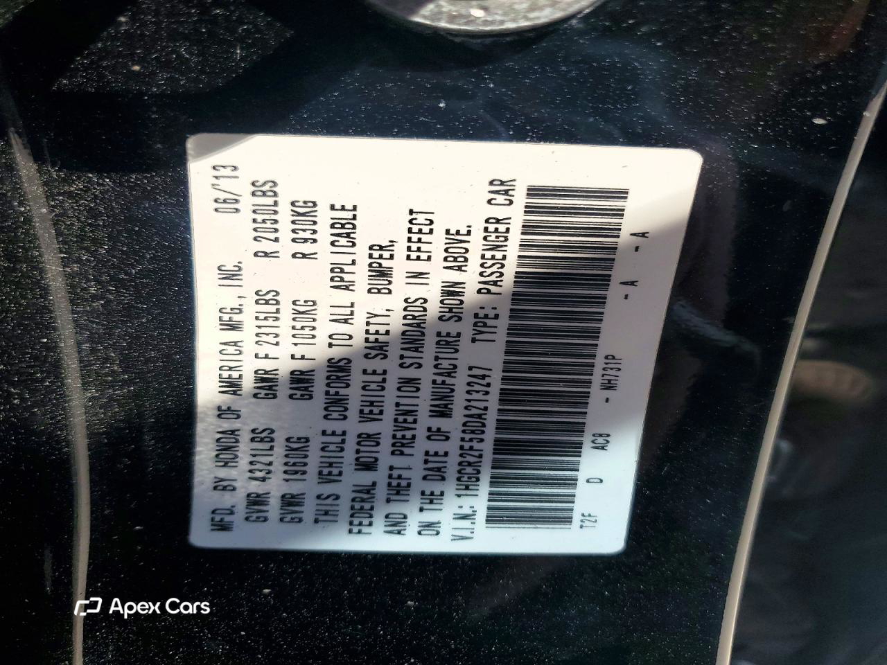Honda Accord 2013