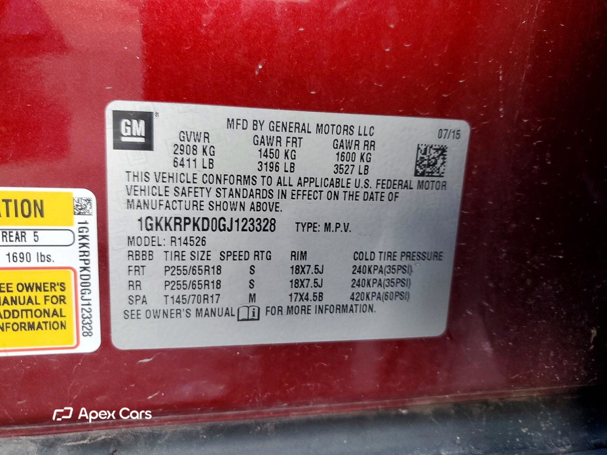 GMC Acadia 2016