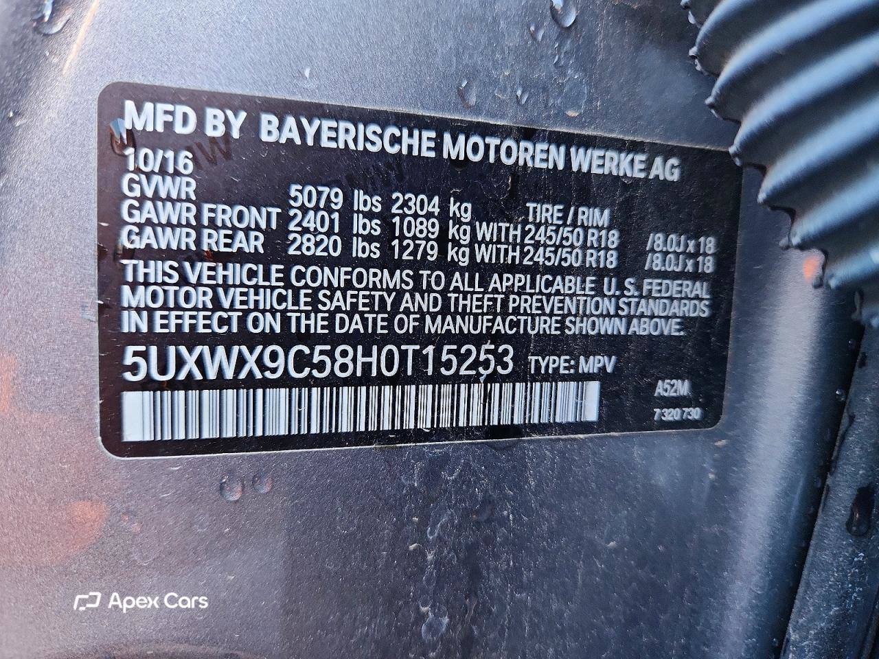 BMW X3 2017