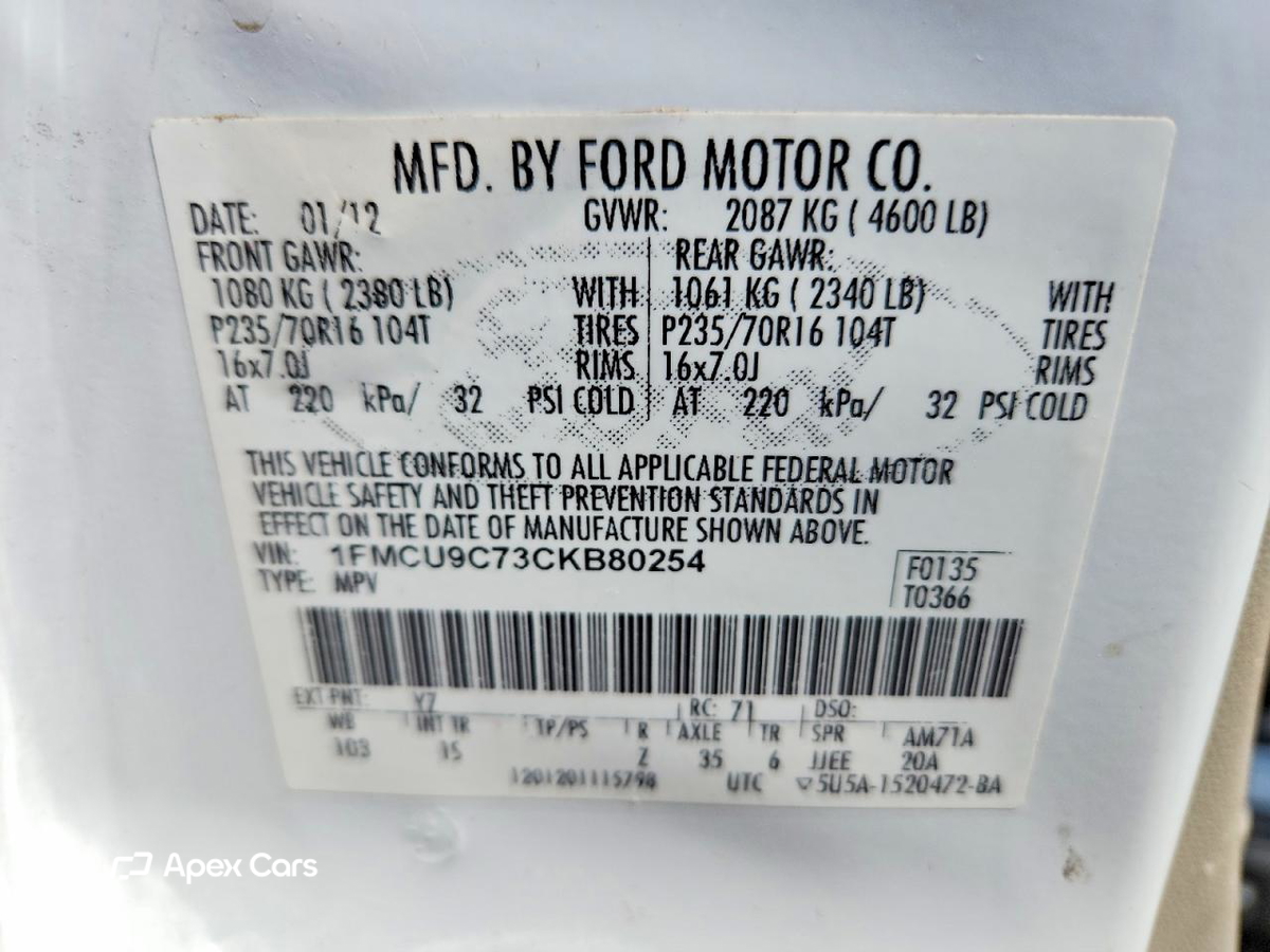 Ford Escape 2012