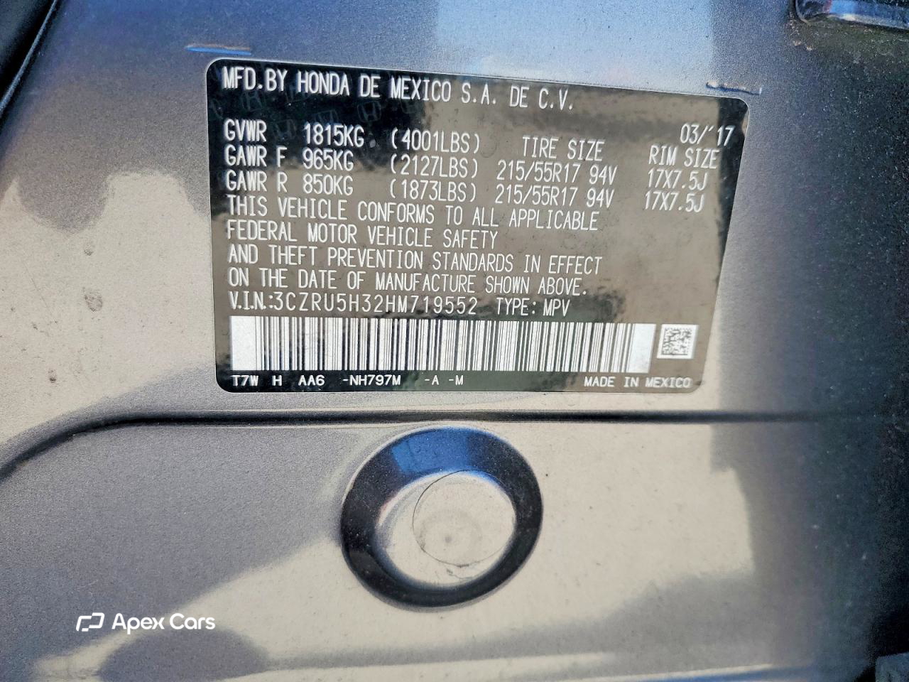 Honda HR-V 2017