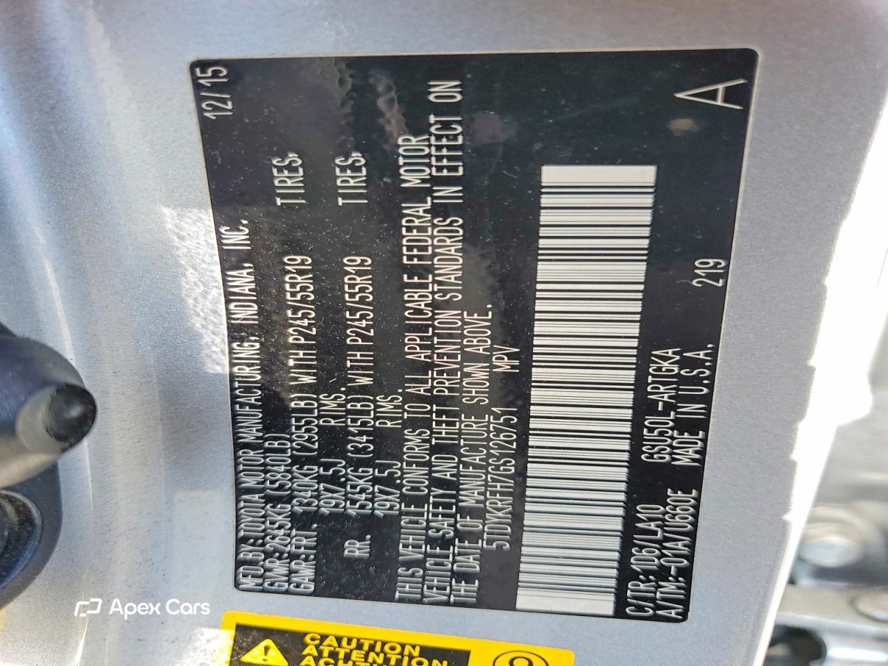 Toyota Highlander 2016