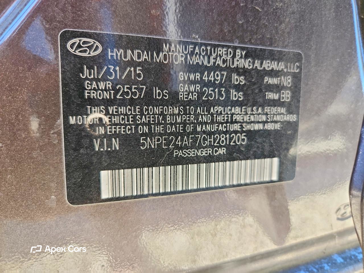 Hyundai Sonata 2016
