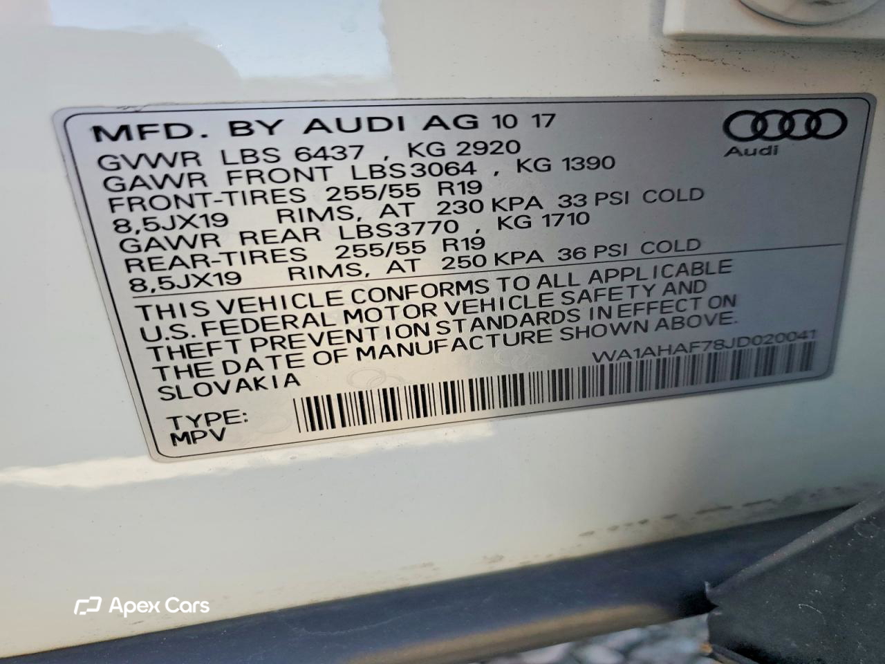 Audi Q7 2018