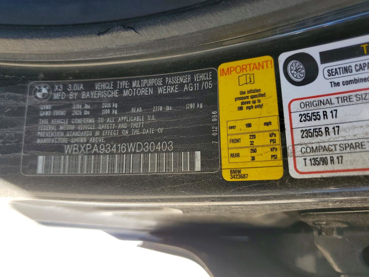 BMW X3 2006