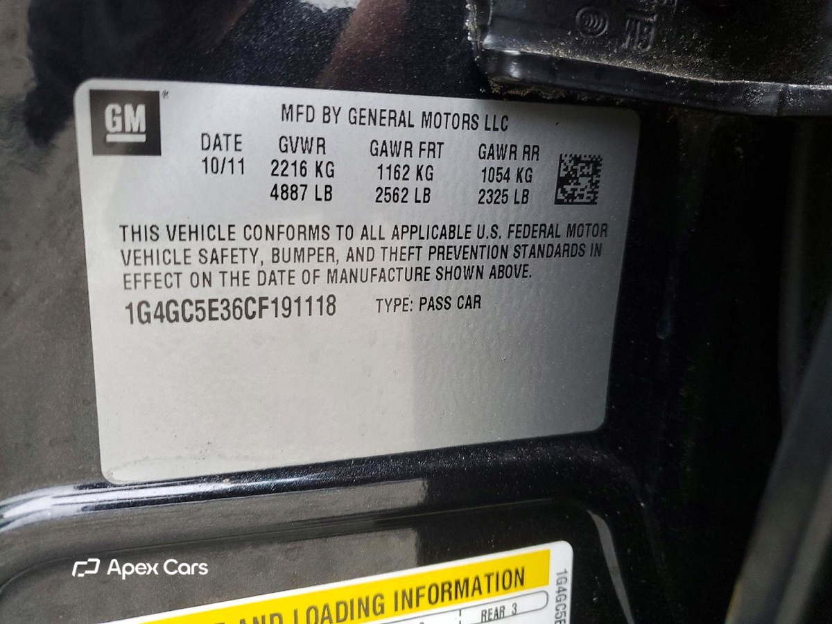 Buick LaCrosse 2012