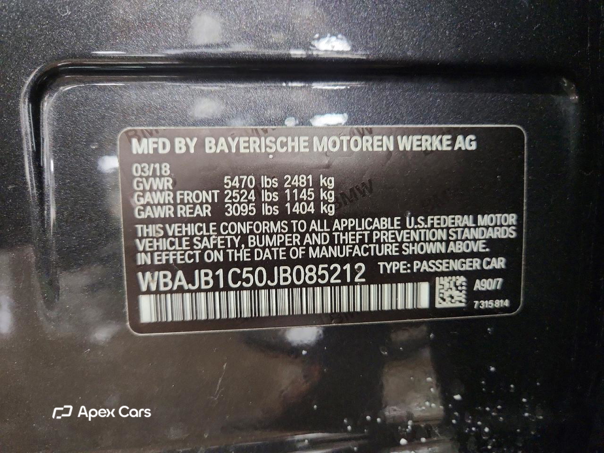 BMW Series 5 2018