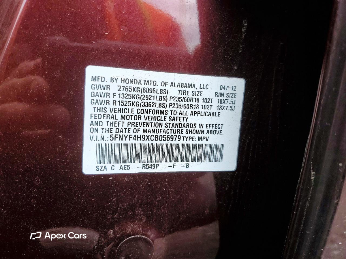 Honda Pilot 2012