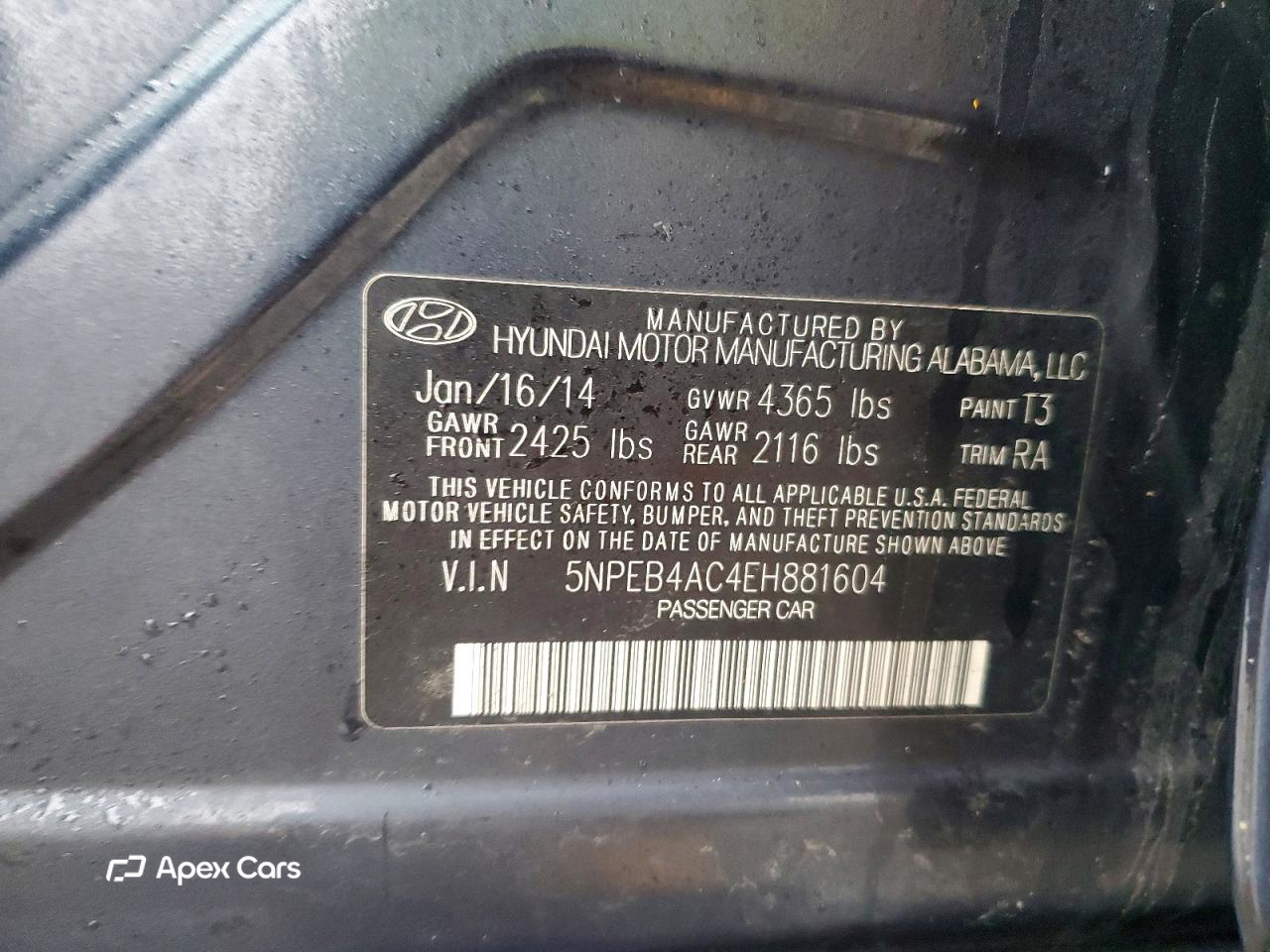Hyundai Sonata 2014