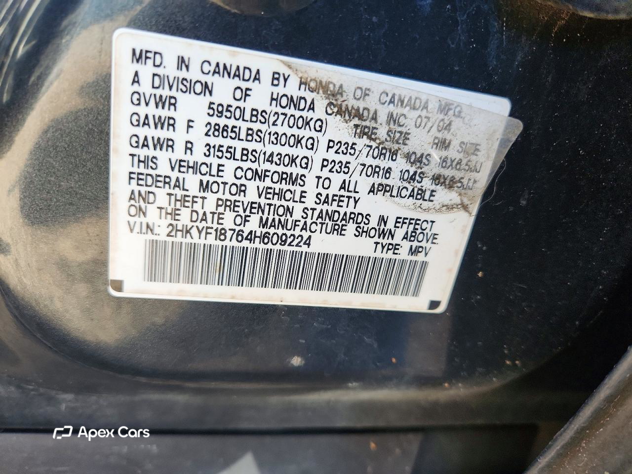 Honda Pilot 2004