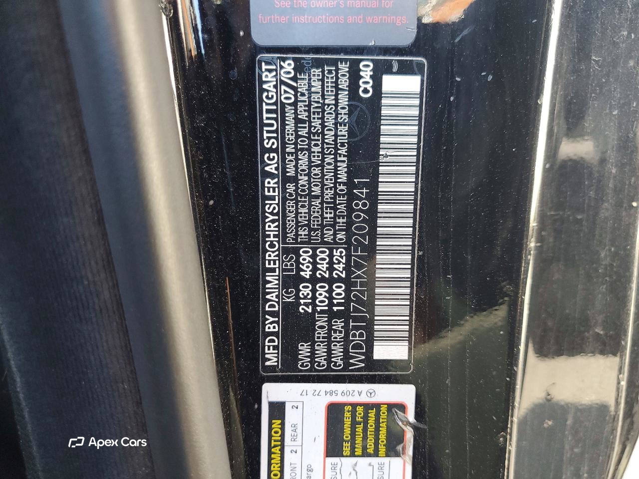 Mercedes-Benz CLK-klasse 2007