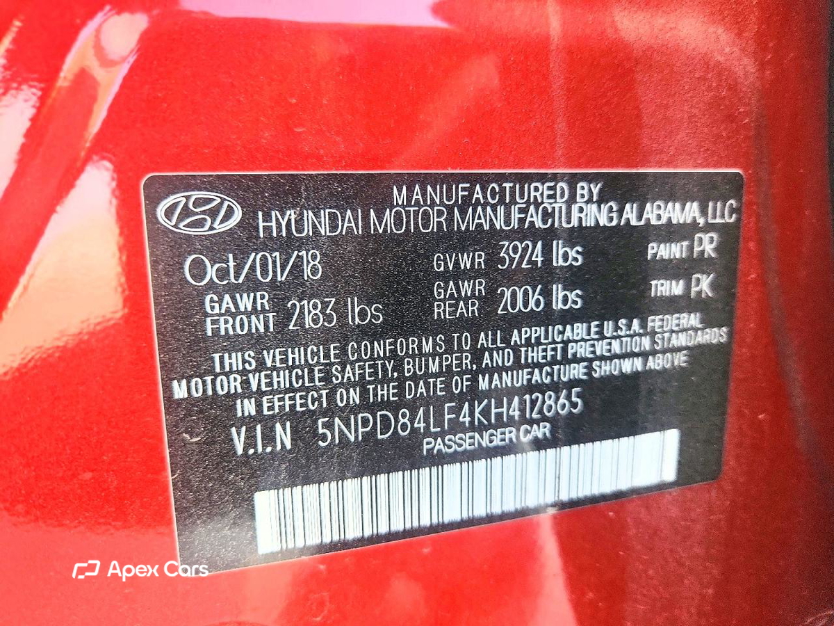 Hyundai Elantra 2019