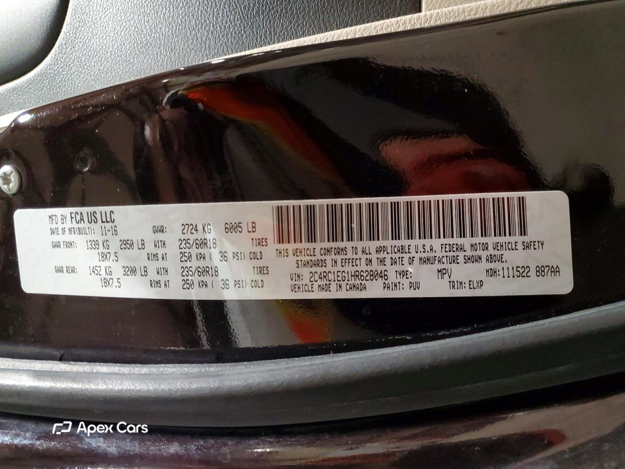 Chrysler Pacifica 2017
