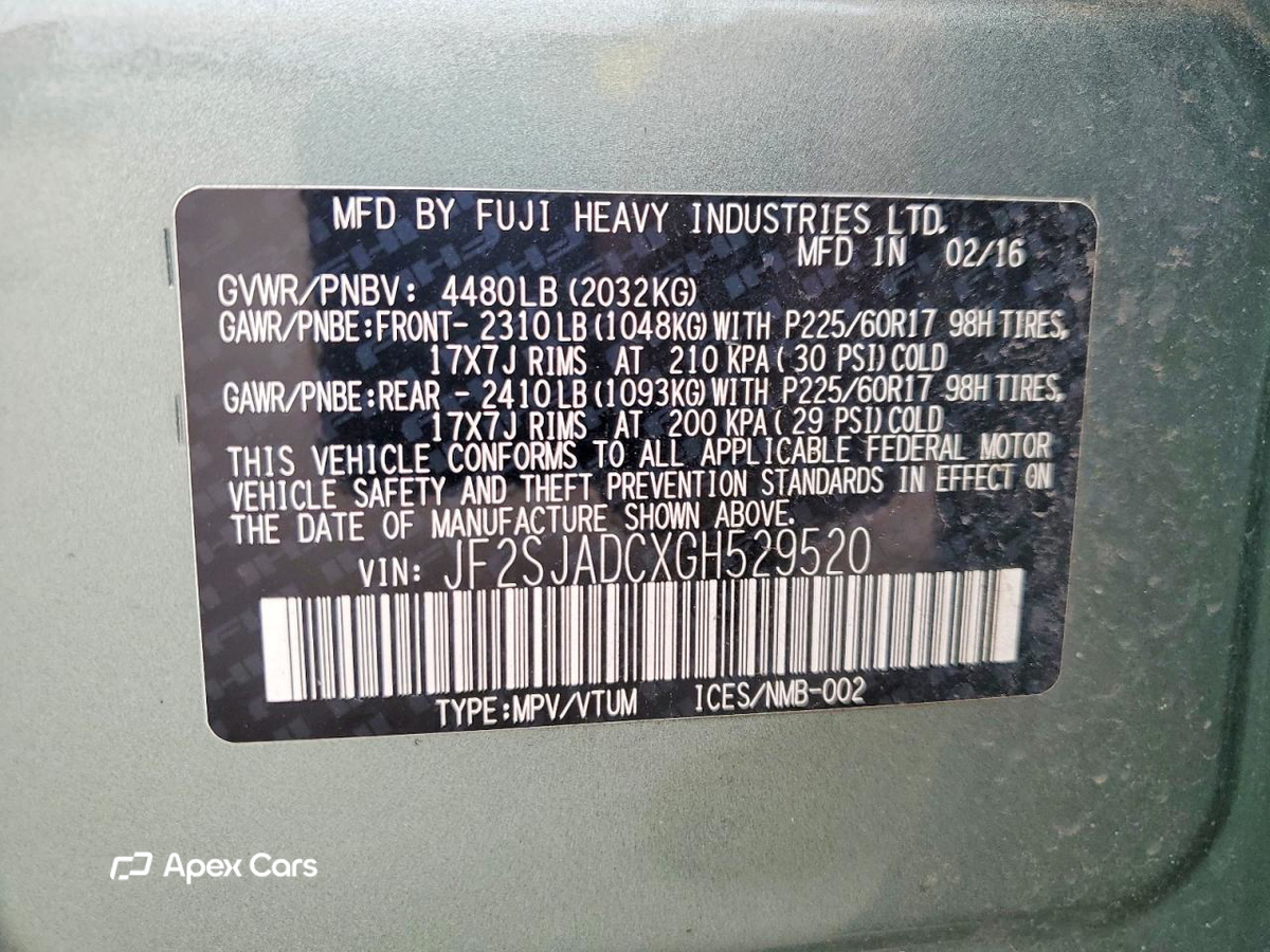 Subaru Forester 2016