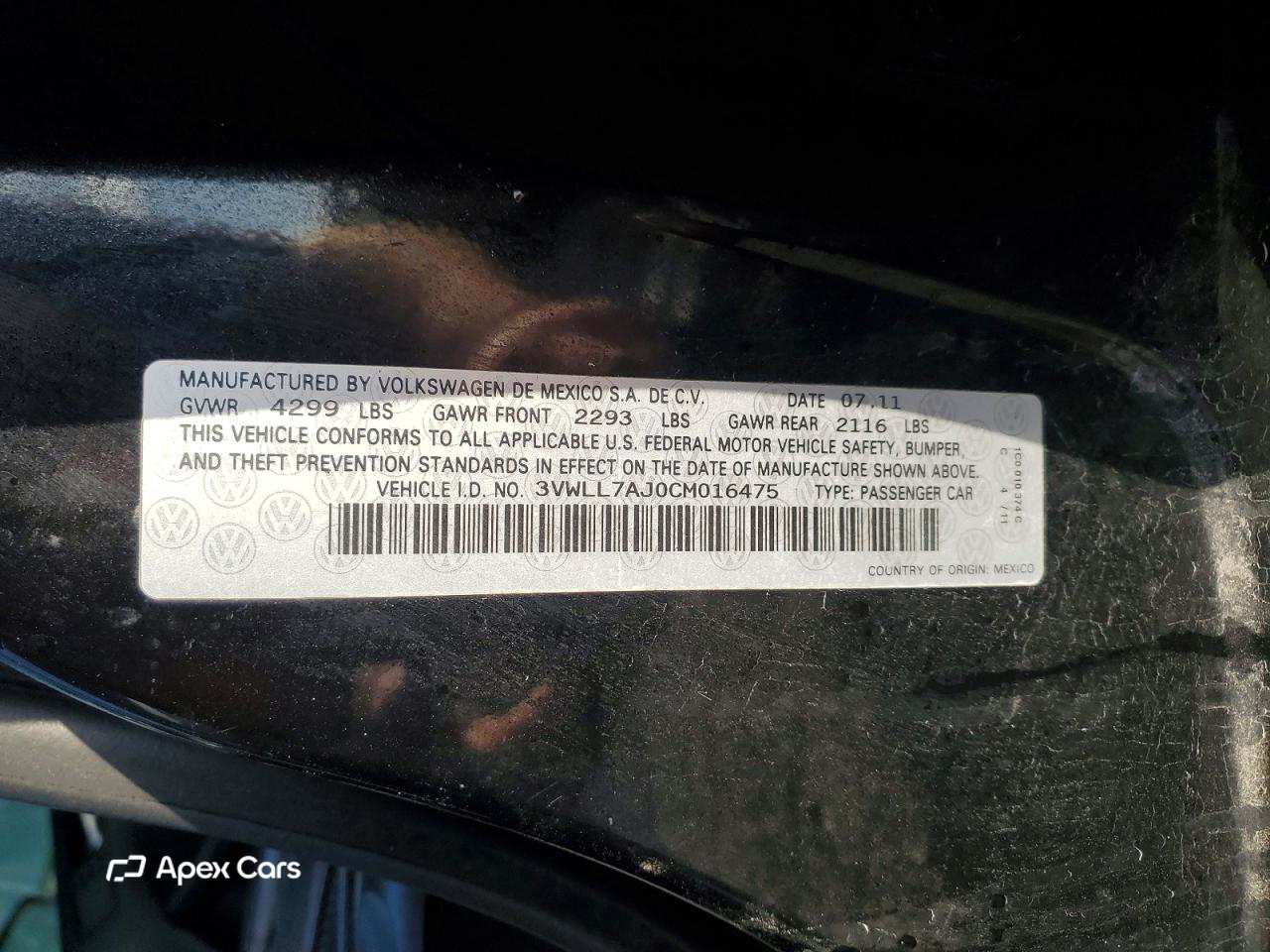 Volkswagen Jetta 2012