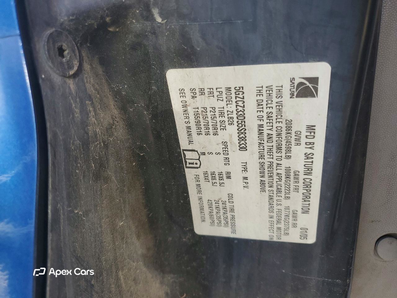 Saturn VUE 2005