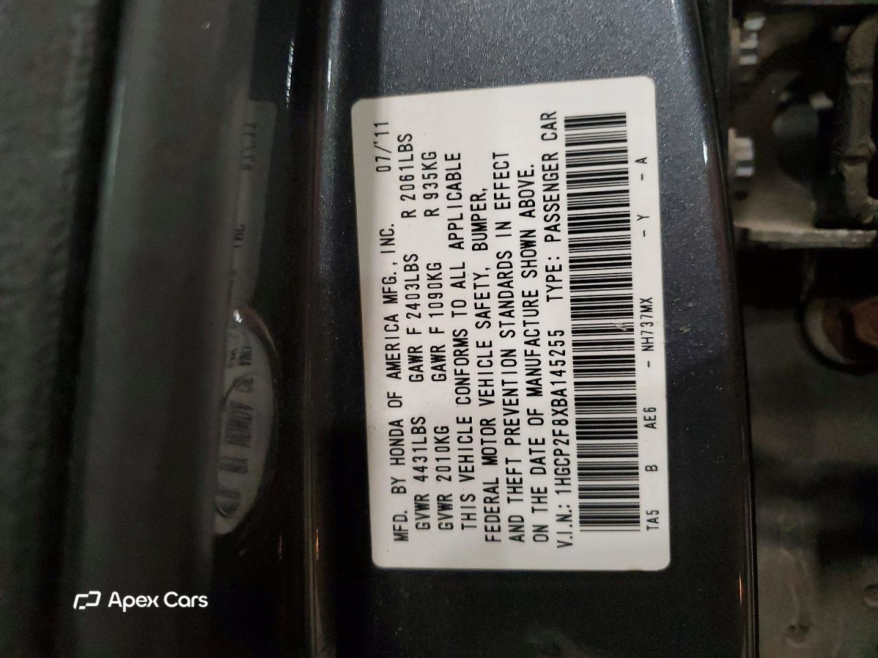 Honda Accord 2011