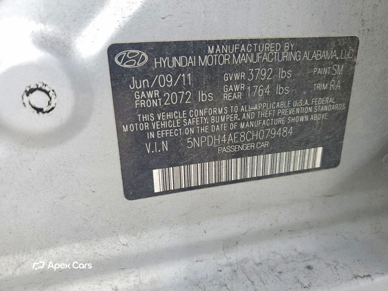 Hyundai Elantra 2012