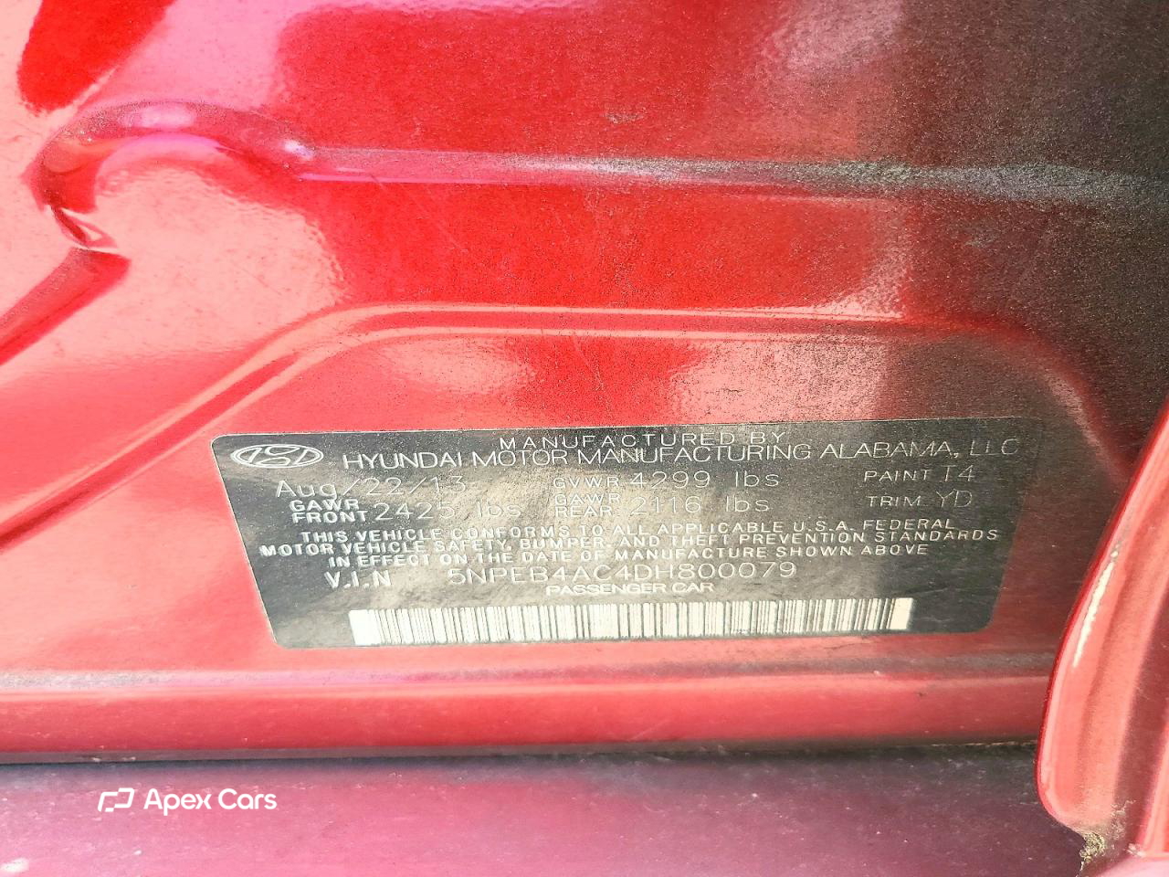 Hyundai Sonata 2013