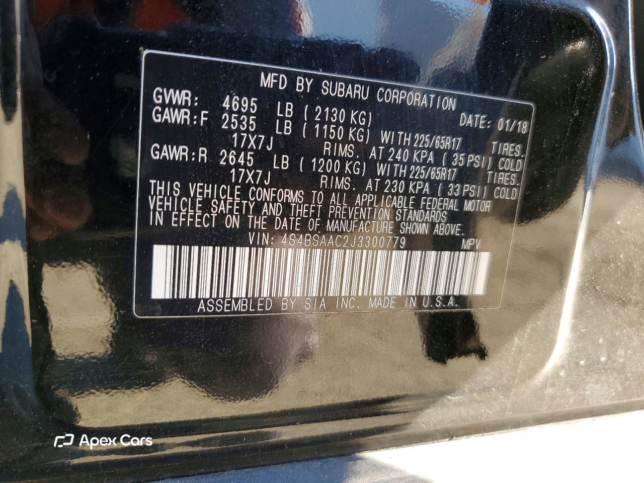 Subaru Outback 2018