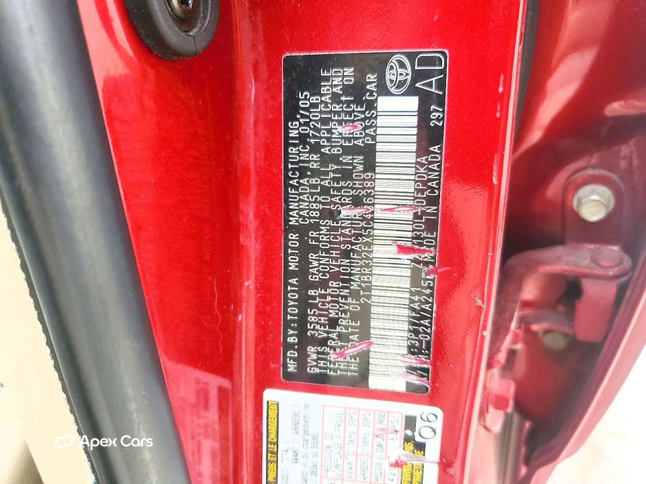 Toyota Corolla 2005