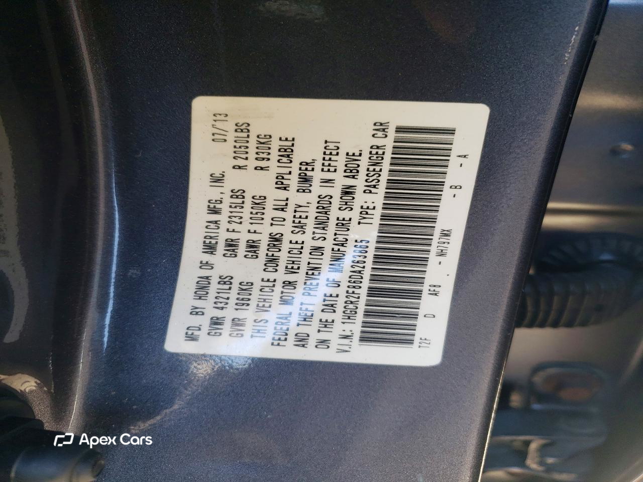 Honda Accord 2013