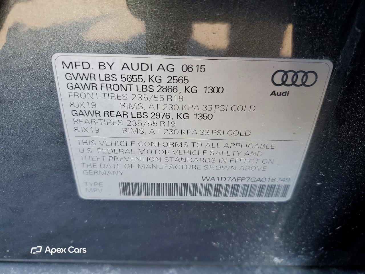Audi Q5 2016