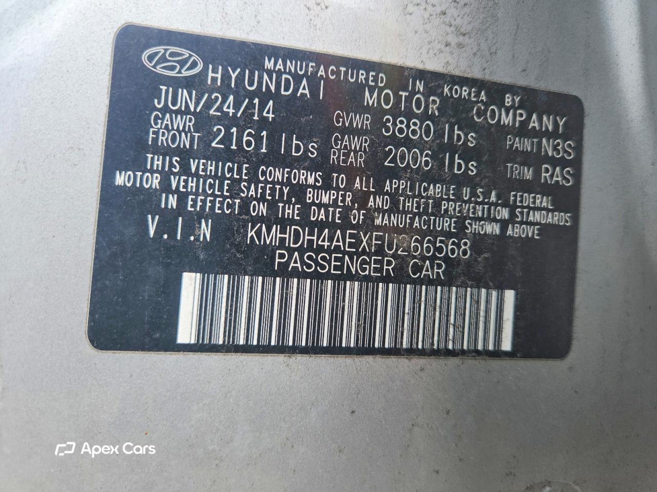 Hyundai Elantra 2015