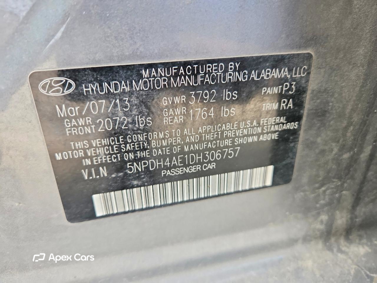 Hyundai Elantra 2013