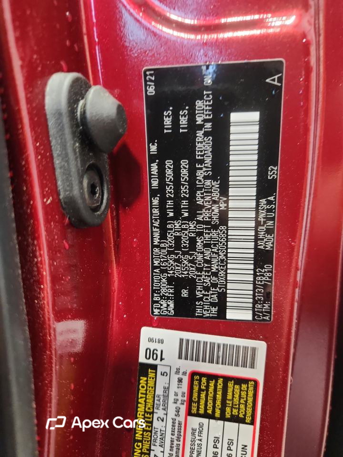 Toyota Sienna 2021