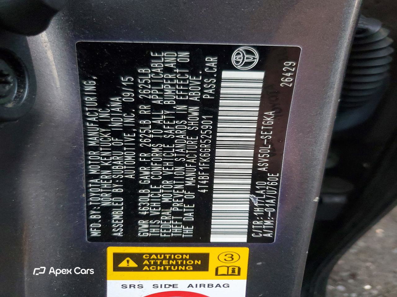 Toyota Camry 2016