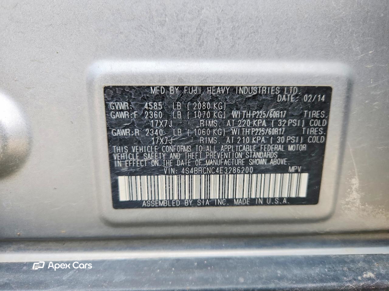 Subaru Outback 2014