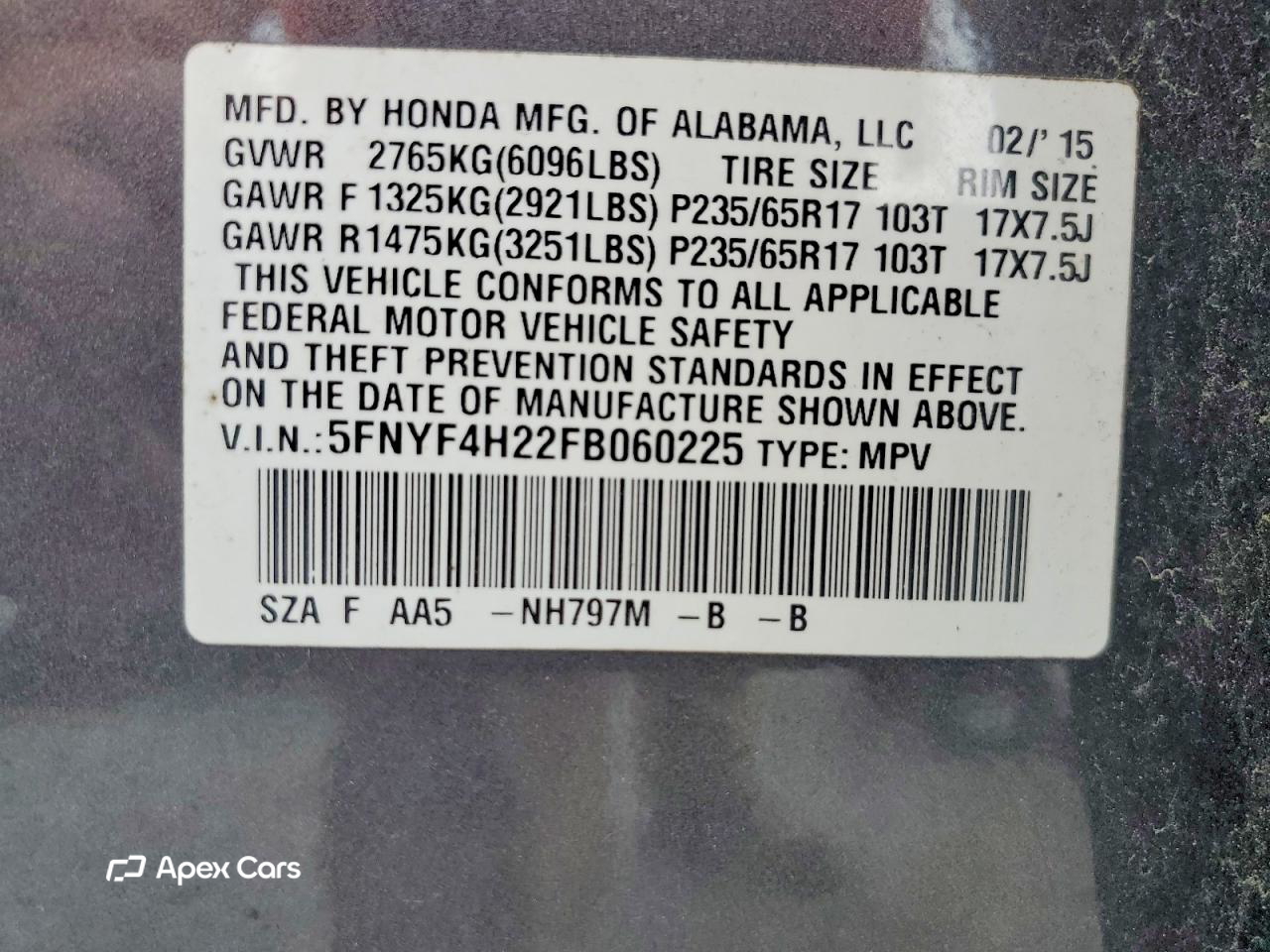 Honda Pilot 2015
