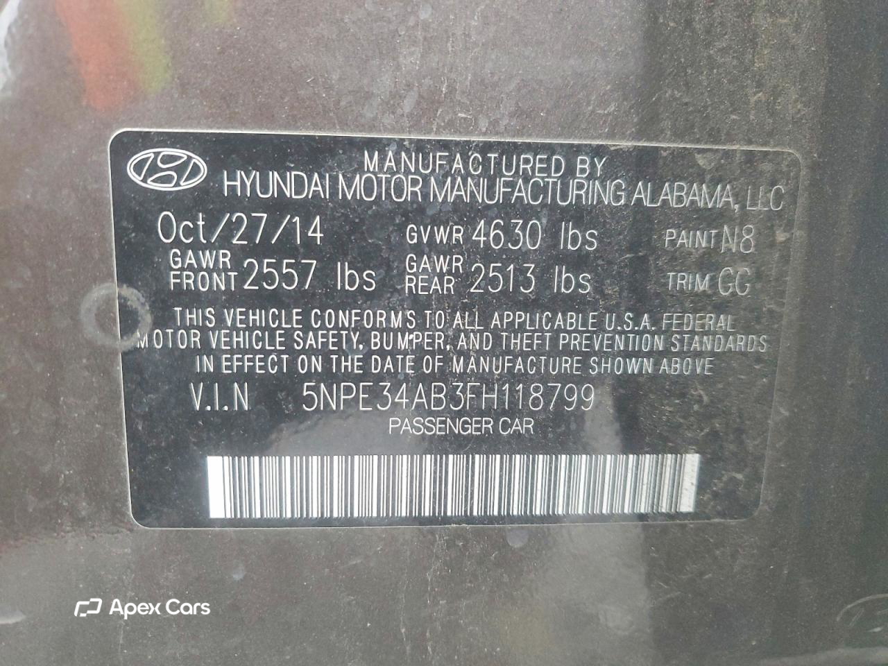 Hyundai Sonata 2015