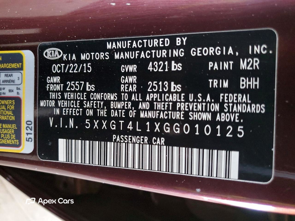 Kia Optima 2016