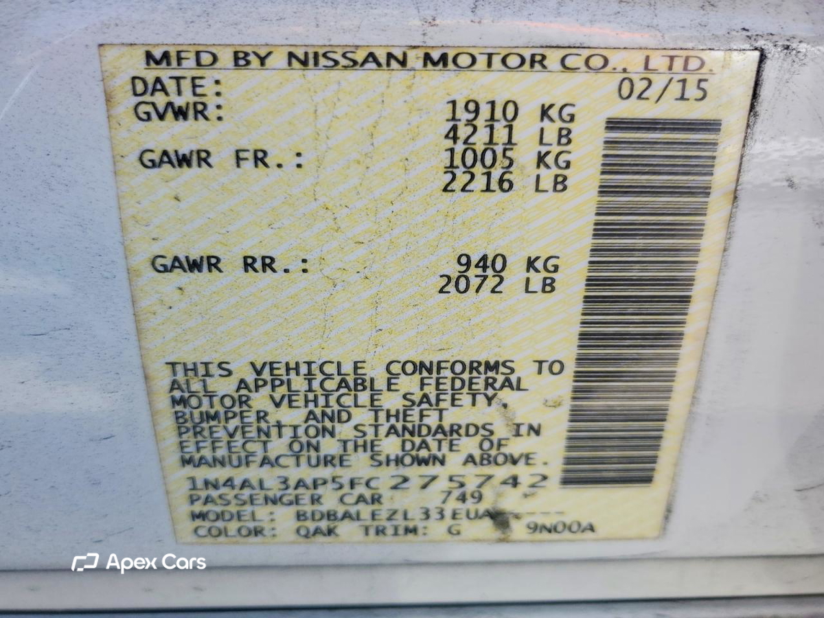 Nissan Altima 2015
