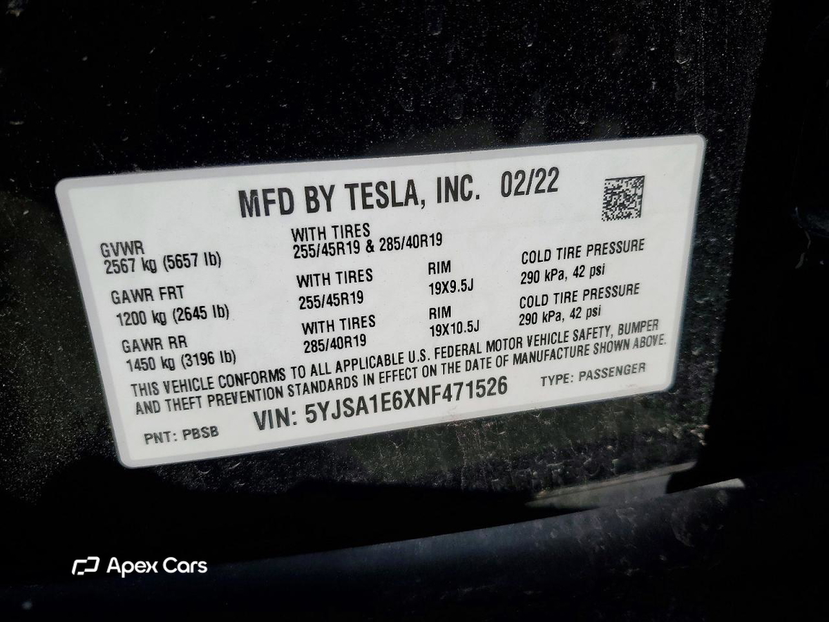 Tesla Model S 2022