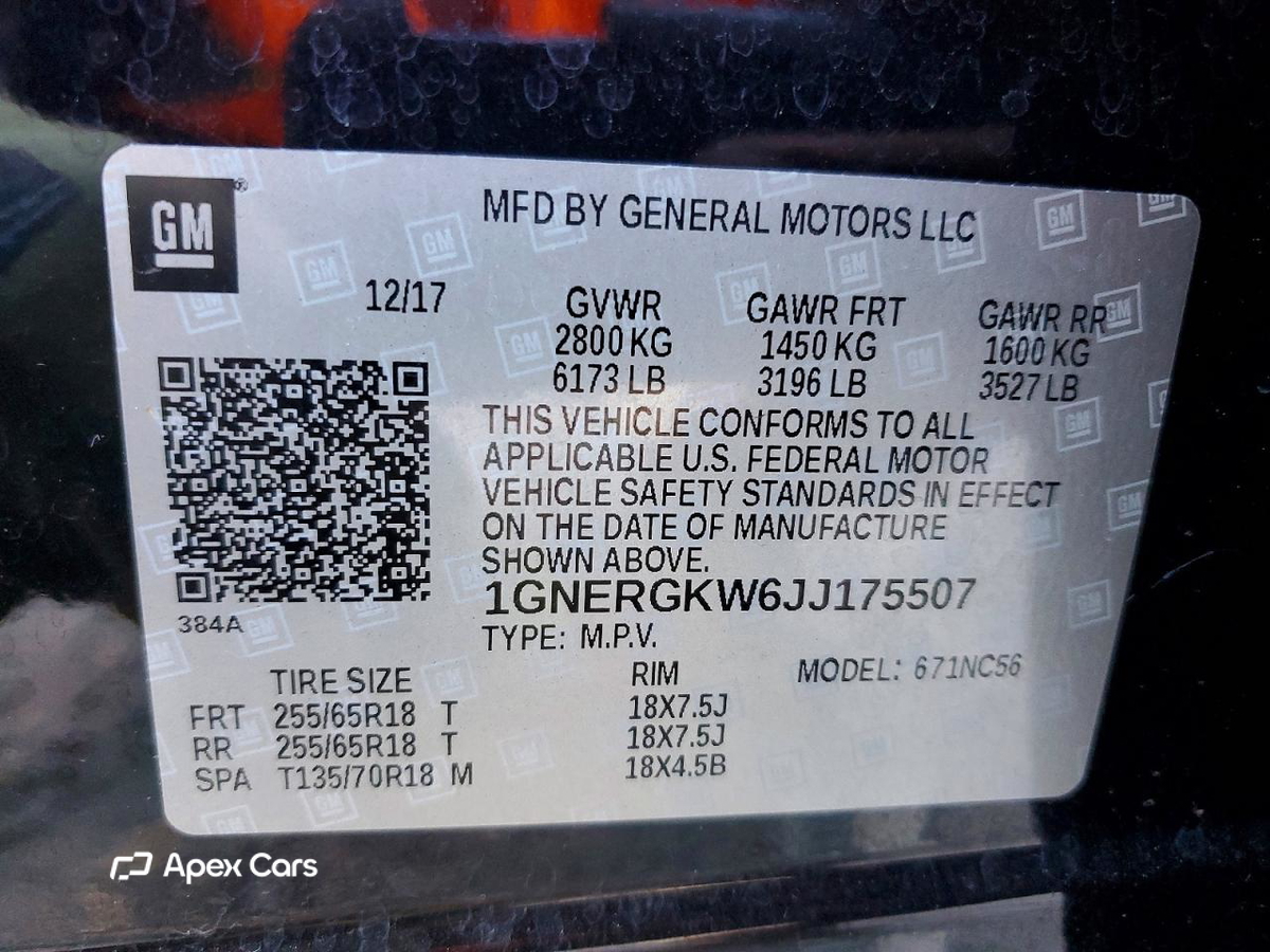 Chevrolet Traverse 2018